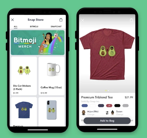 Snap Bitmoji products