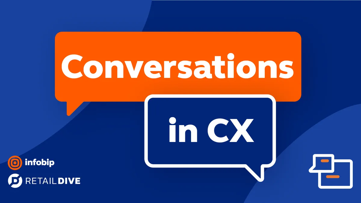 This is the cover image for the podcast series Conversations in CX.