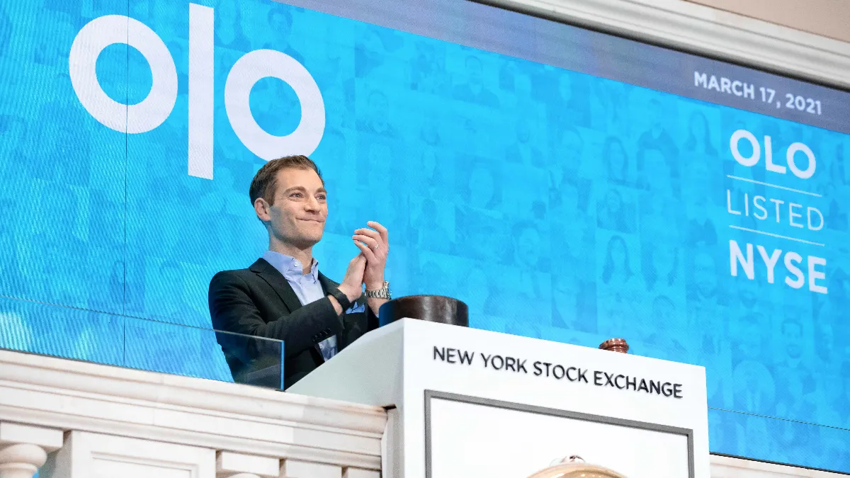 Olo founder Noah Glass on Olo's first day of trading