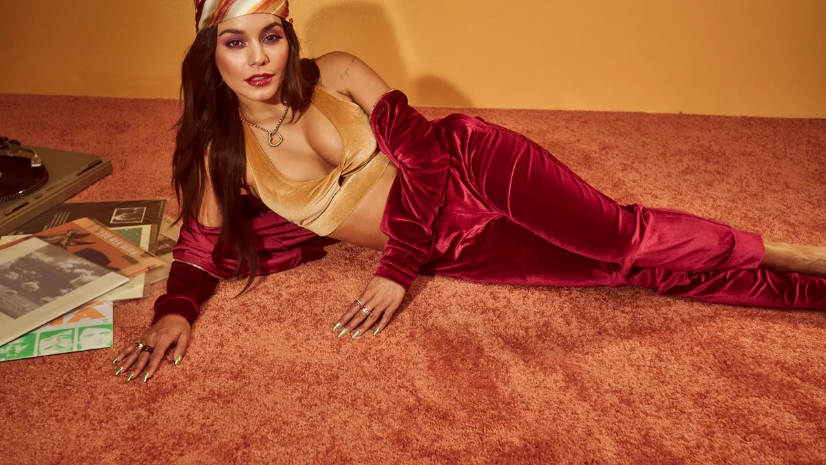 Fabletics debuts velour collection with Vanessa Hudgens.