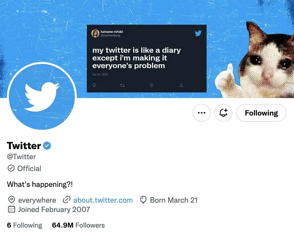 Twitter Official checkmark