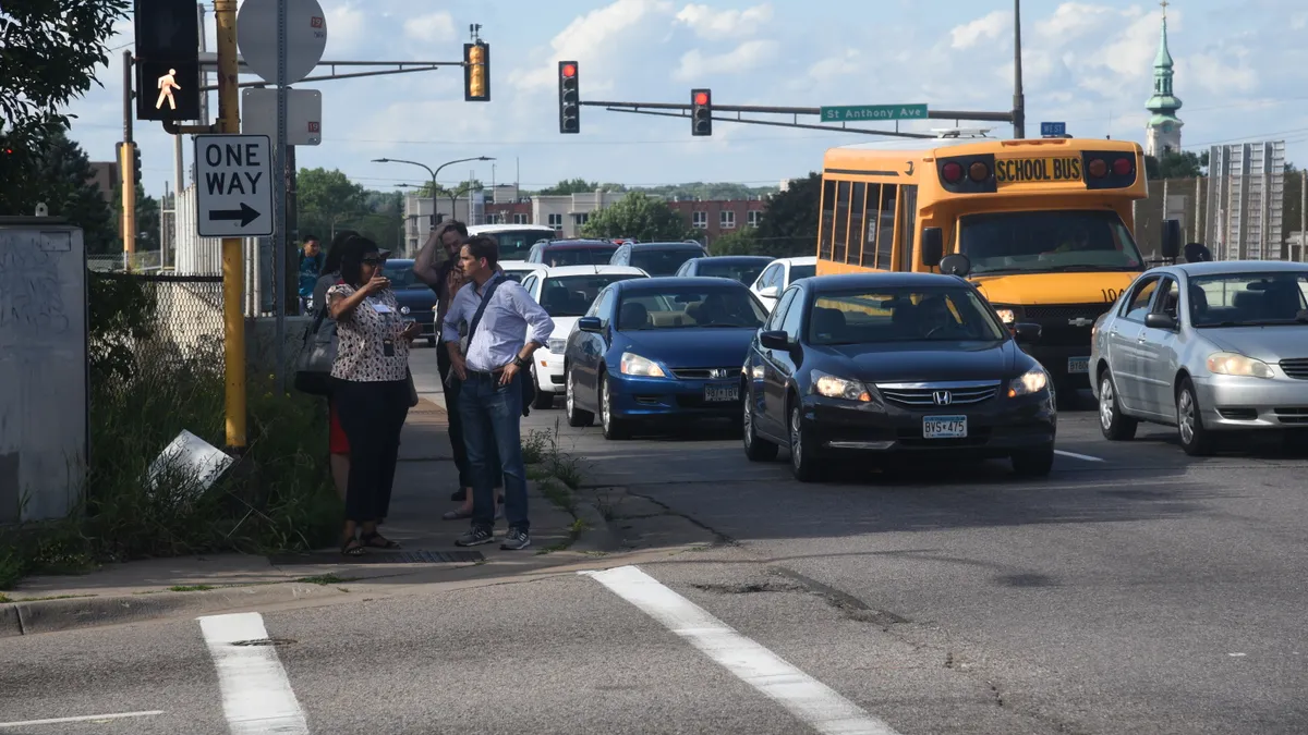 Smart Growth America Dangerous by Design overpass waiting