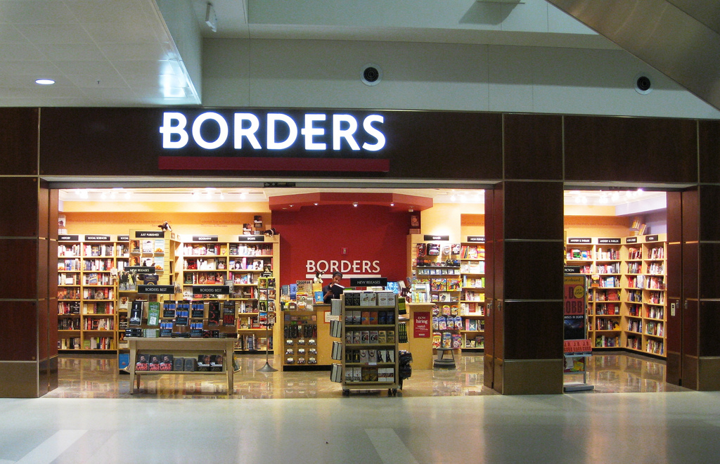 Borders went bankrupt in 2011 and never recovered