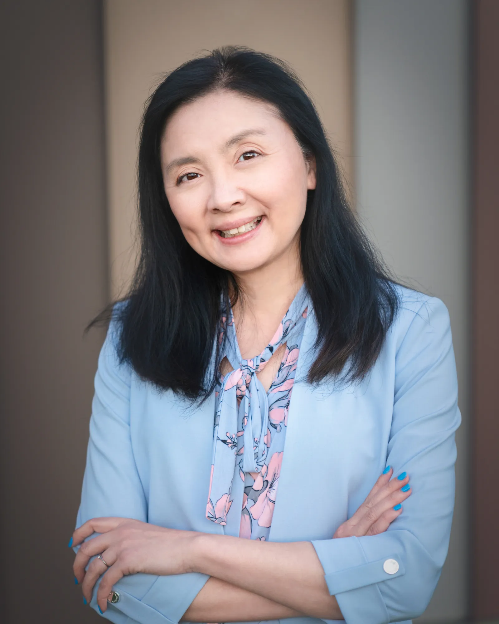 Headshot of Ying Liu, founder of Blue Lake Packaging.