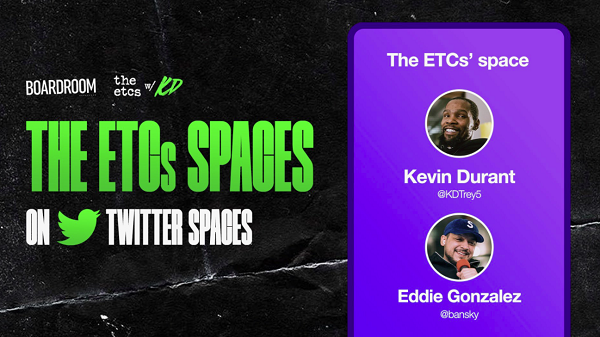 Twitter Space with Kevin Durant
