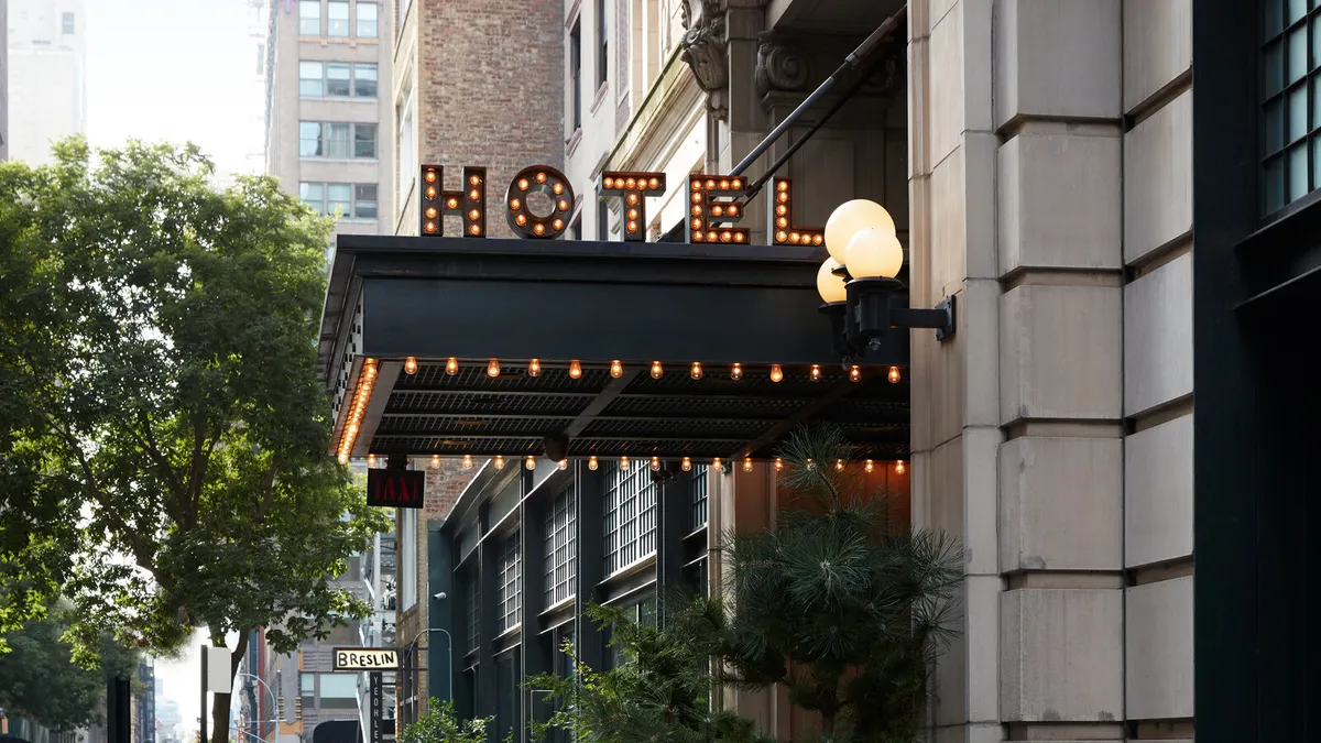 The entrance to Ace Hotel New York.