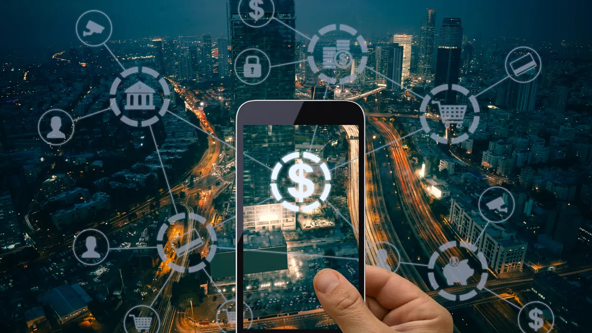 Fintech electronic banking mobile network technology