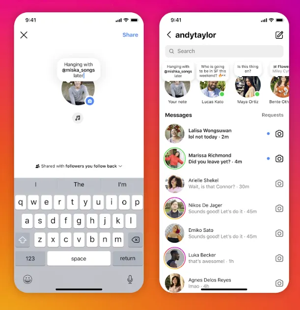 Instagram Notes prompts