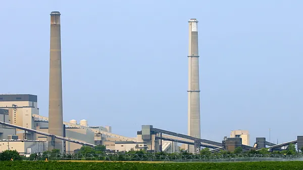 The Sherco coal-fired power plant in Becker, Minnesota.