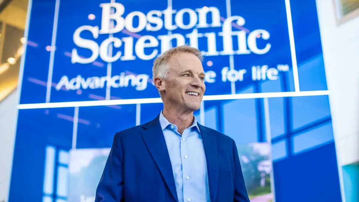 Photo of Michael F. Mahoney, CEO of Boston Scientific.