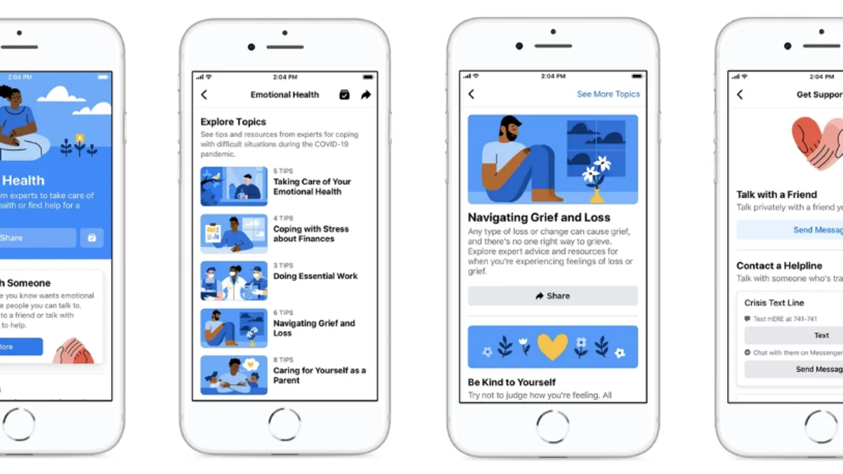 Facebook Mental Health Resource Center