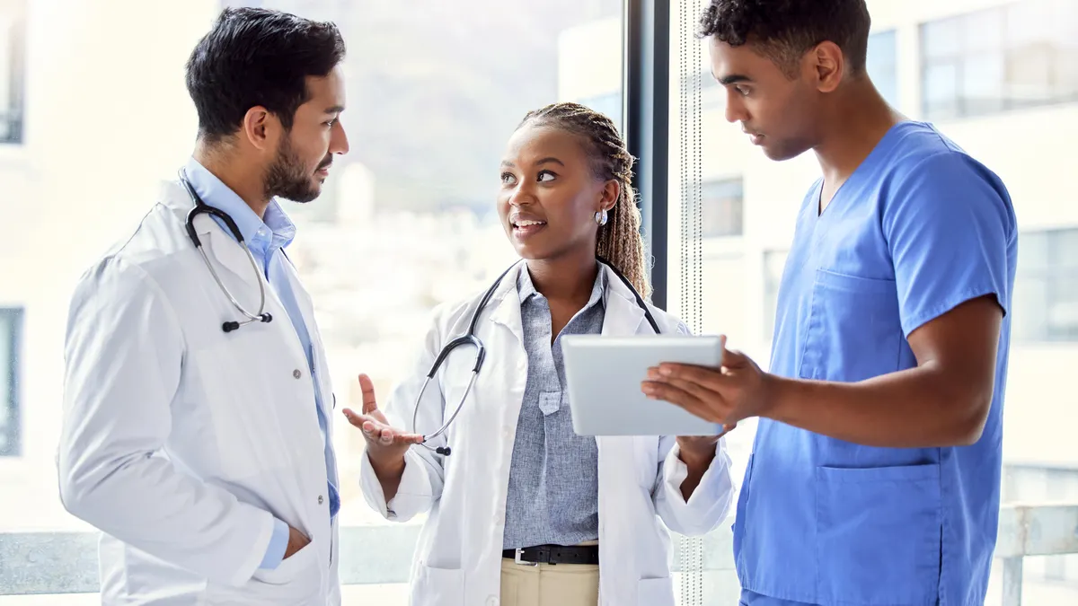 Shot of a group of doctors