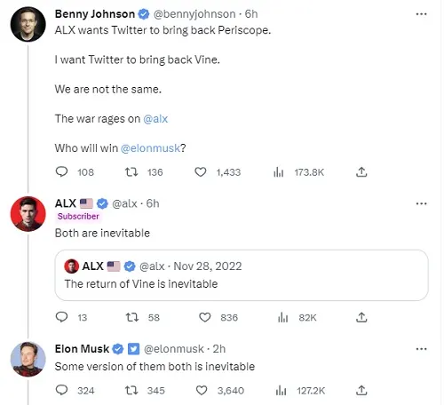 Elon Musk tweet