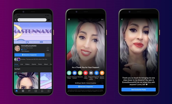 Facebook gaming subscriptions