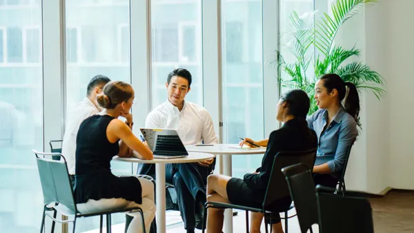 Colleagues in a meeting