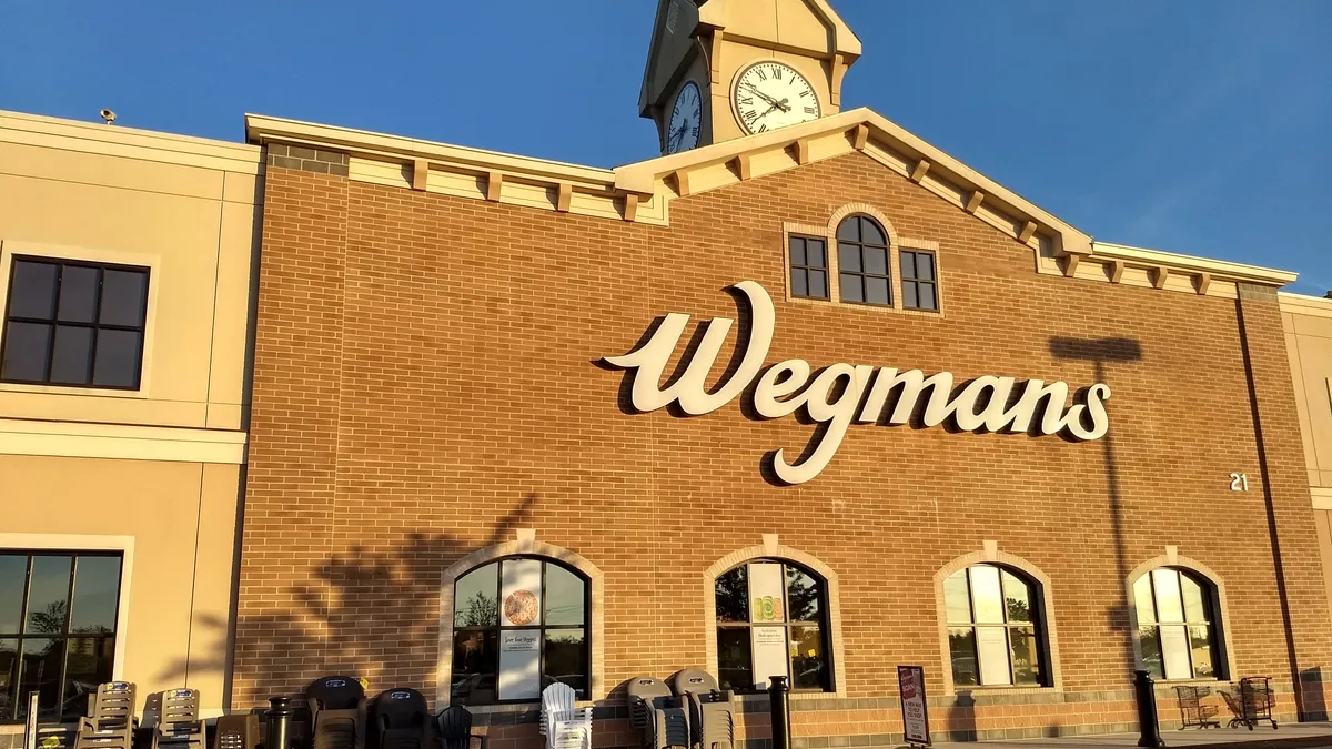 Exterior of Wegmans supermarket in Abingdon, Maryland