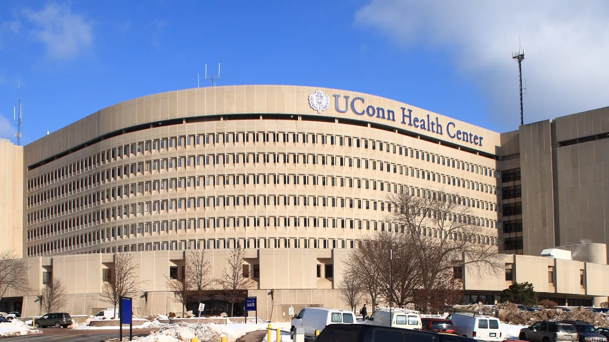 The University of Connecticut Health Center in Farmington, Connecticut.