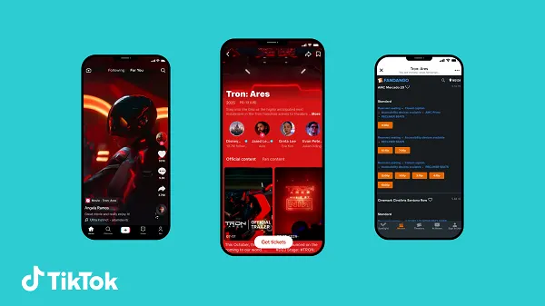TikTok Offers Movie Ticket Sales In-App, Powered by Fandango