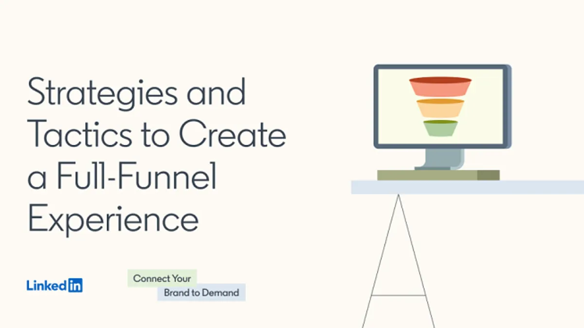 LinkedIn Full Funnel Campaign infographic