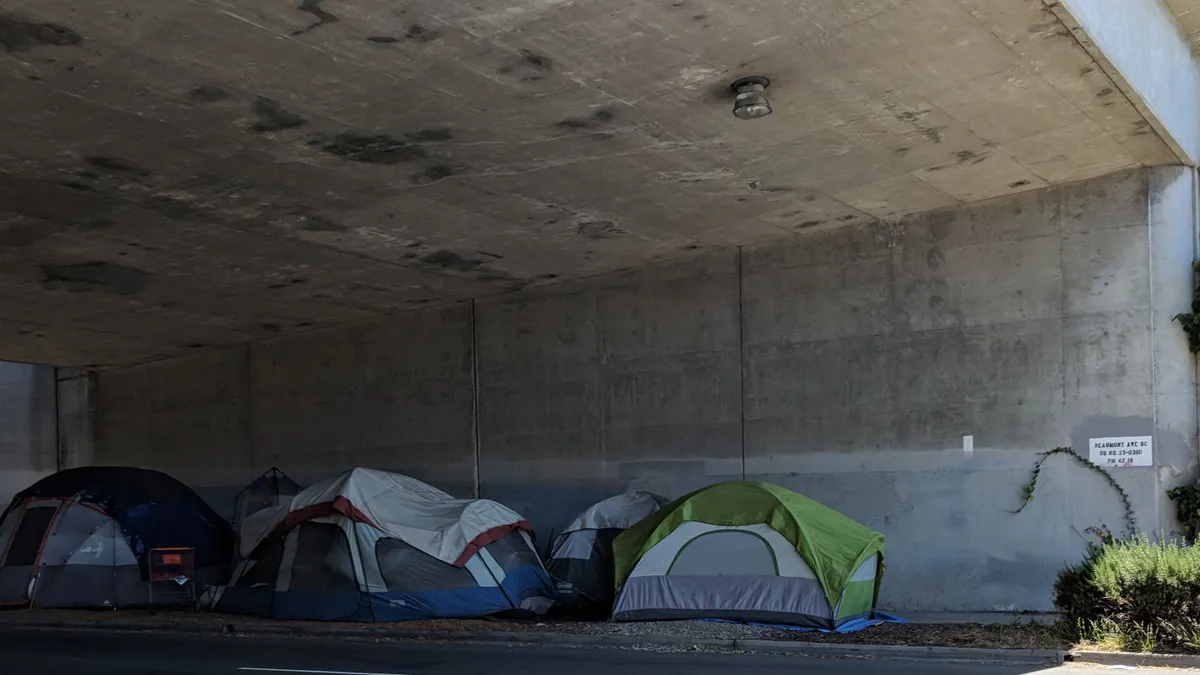 homeless encampment