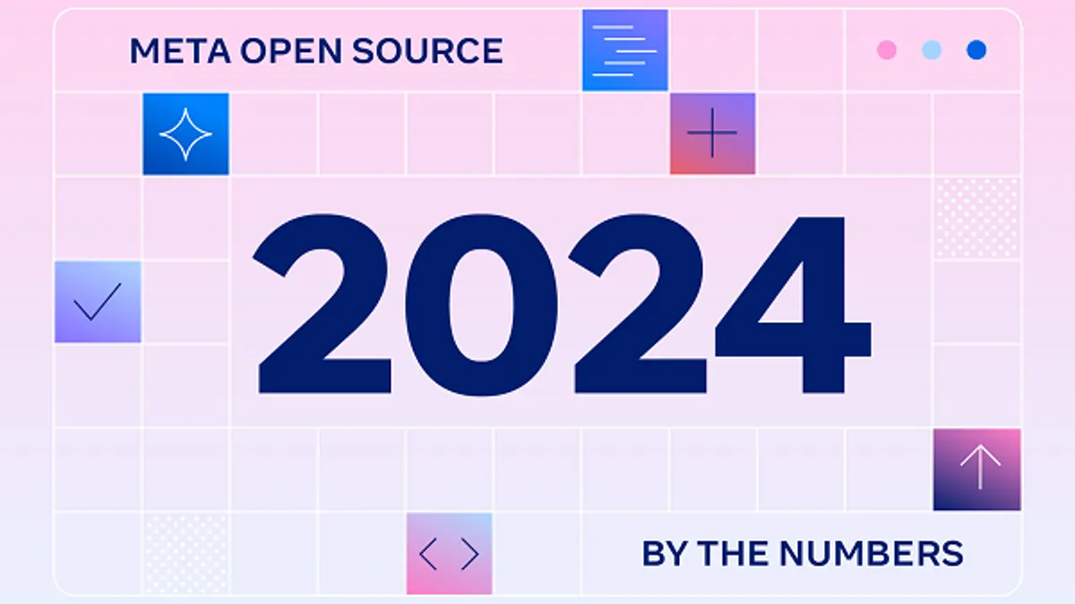 Meta open source infographic