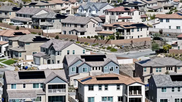 Homes with solar panels