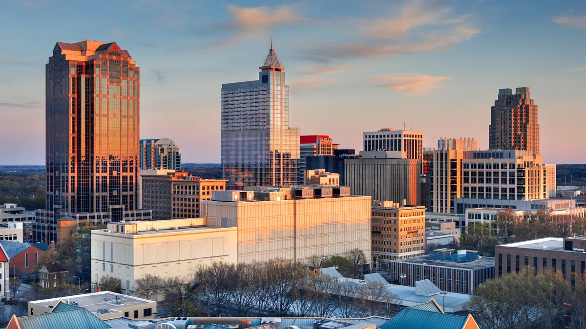 raleigh, north carolina skyline