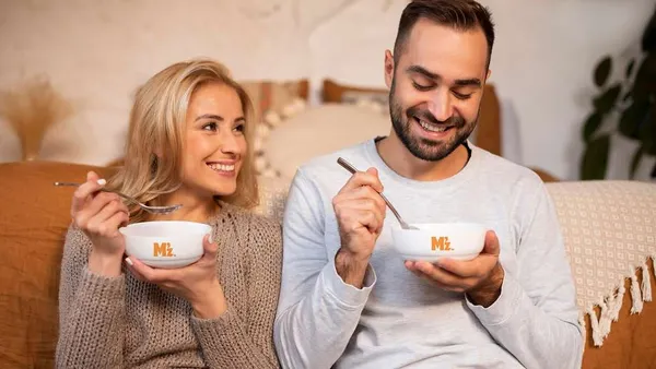 Campaign imagery for Manischewitz's "Manischewitz Matchmakers" dating show.