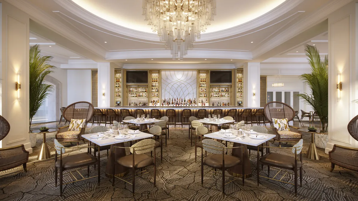 Rendering of redesign at Waldorf Astoria Orlando