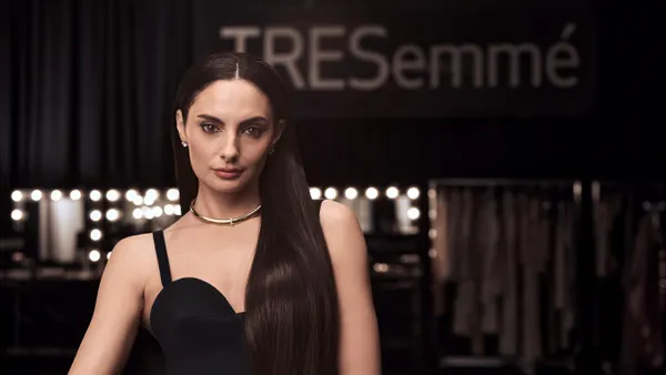 Paige DeSorbo is pictured for the "Get Your Hair on the A-List" campaign from TreSemmé.