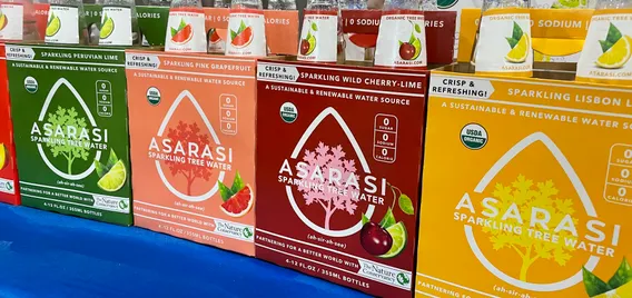 Asarasi Sparkling Tree Water, bottled water