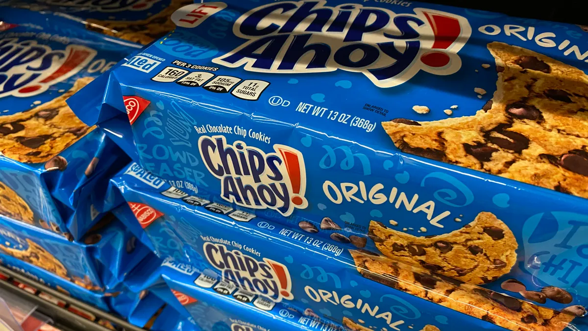 Mondelēz's Chips Ahoy! debuts new recipe for the classic cookie | Food Dive