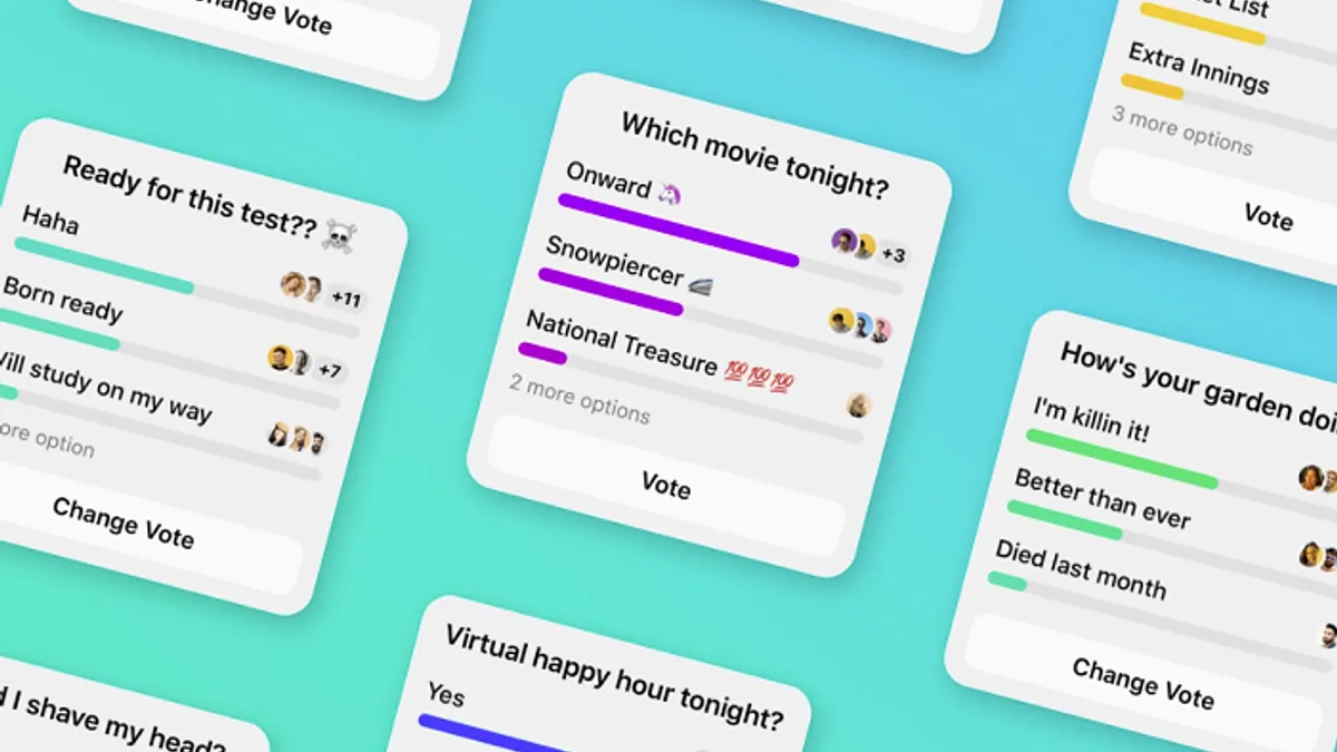 Facebook Messenger Polls