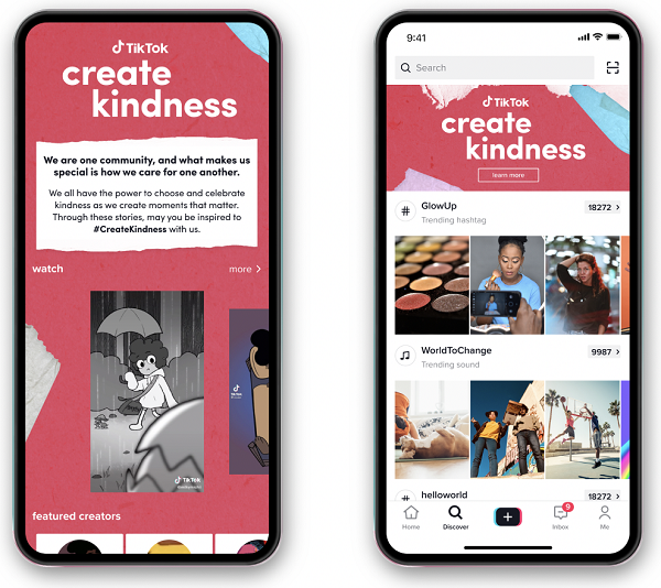 TikTok #CreateKindness