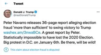 Tweet from Donald Trump