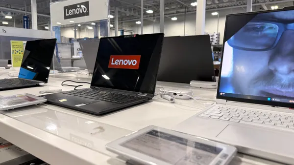 Lenovo laptops are displayed at a Best Buy store on June 7, 2024 in San Rafael, California.