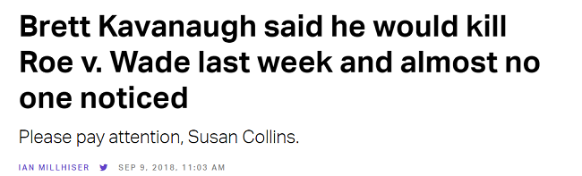 A headline from a Think Progress aricle