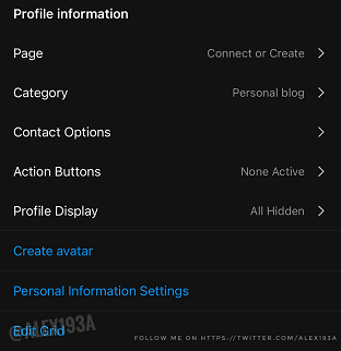 Instagram grid test