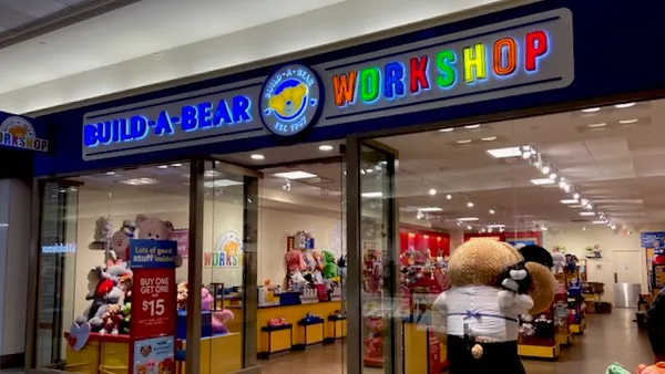 A mall toy store.
