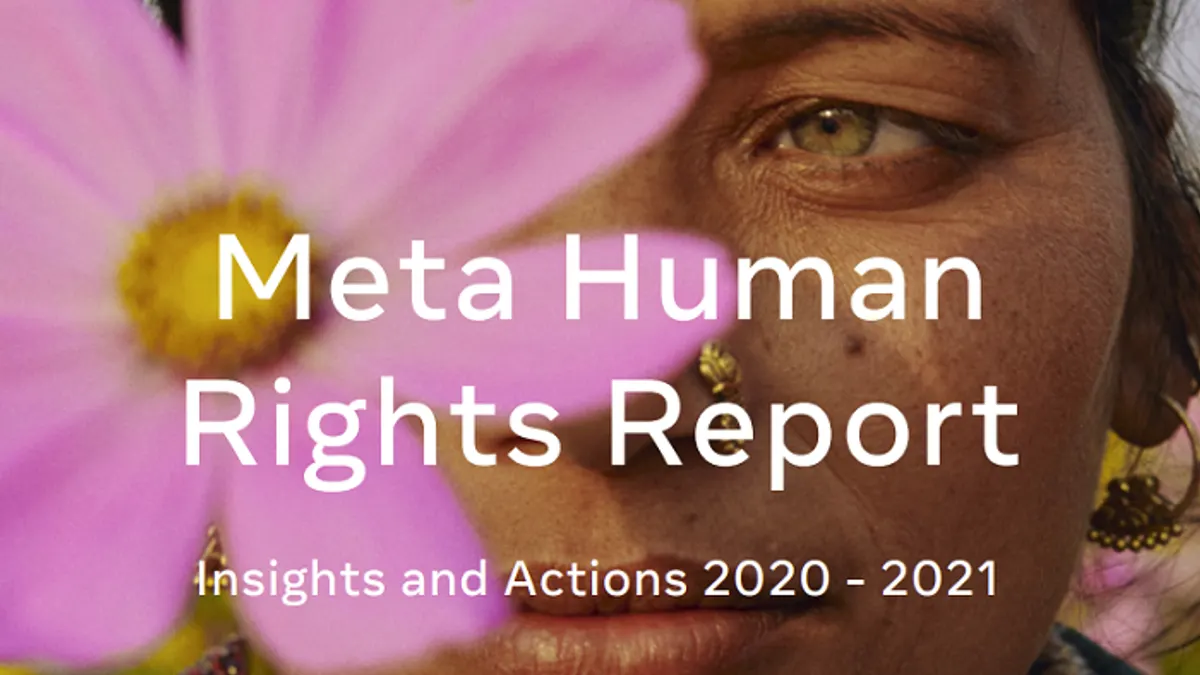 Meta human rights report