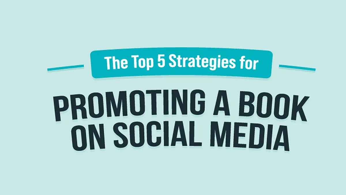 Book Promotion on Social Media infographic