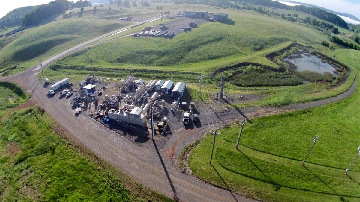 RNG landfill development project in Church Hill, Tennessee