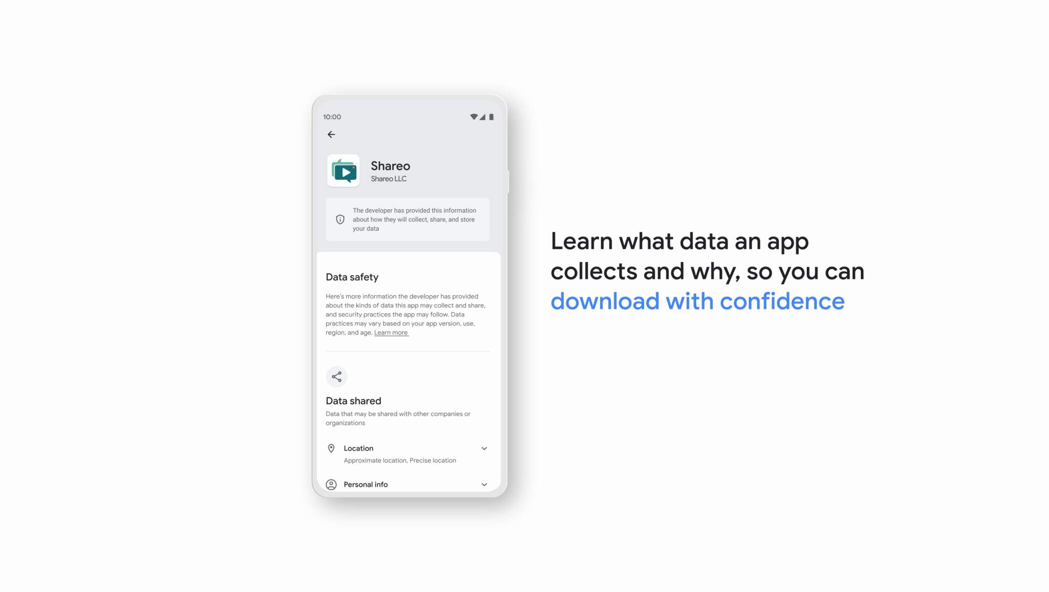 Google Data Safety Labels