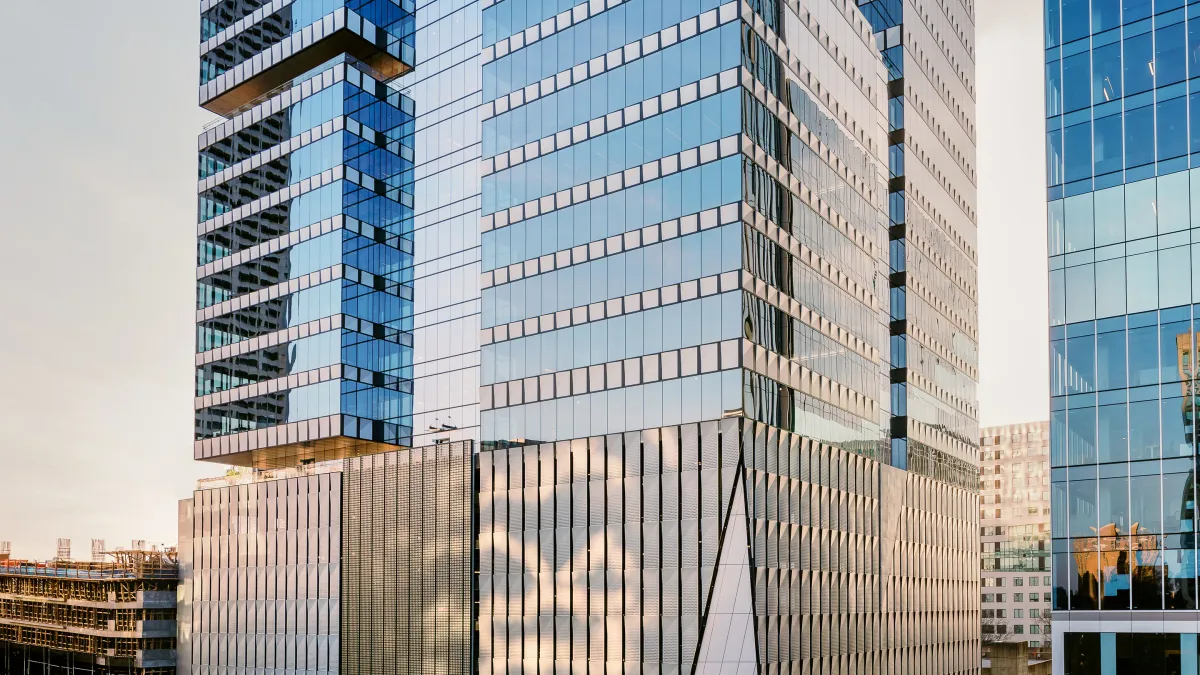 A gleaming office building in Atlanta.