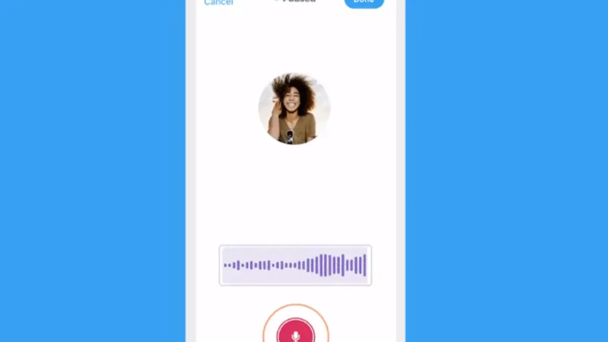 Audio tweets
