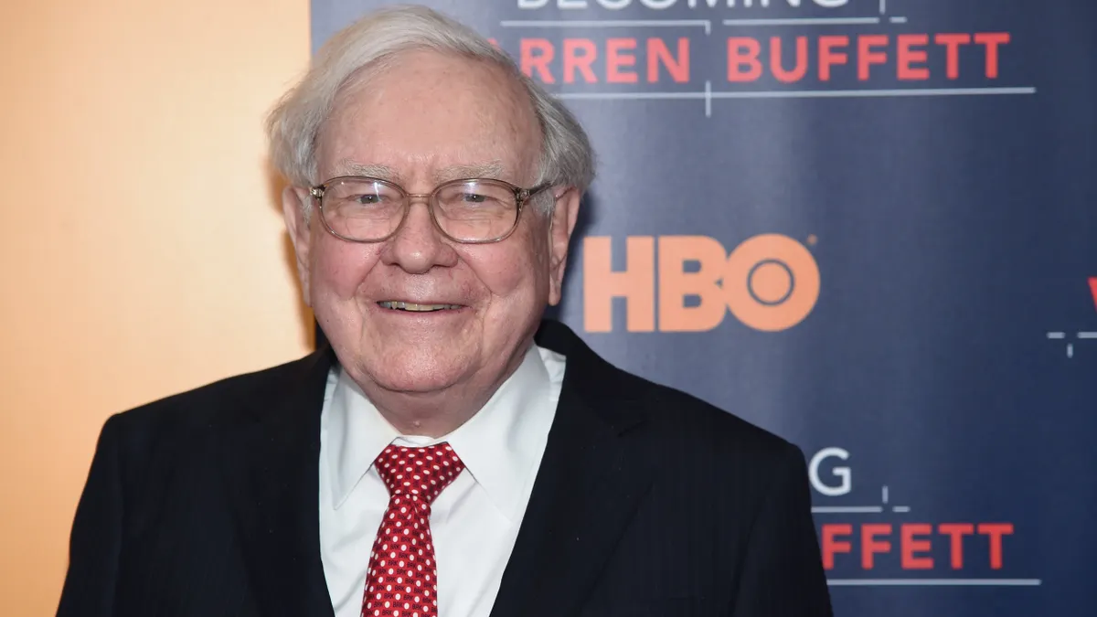 Warren Buffett attends 'Becoming Warren Buffett' World Premiere on Jan. 19, 2017 in NYC