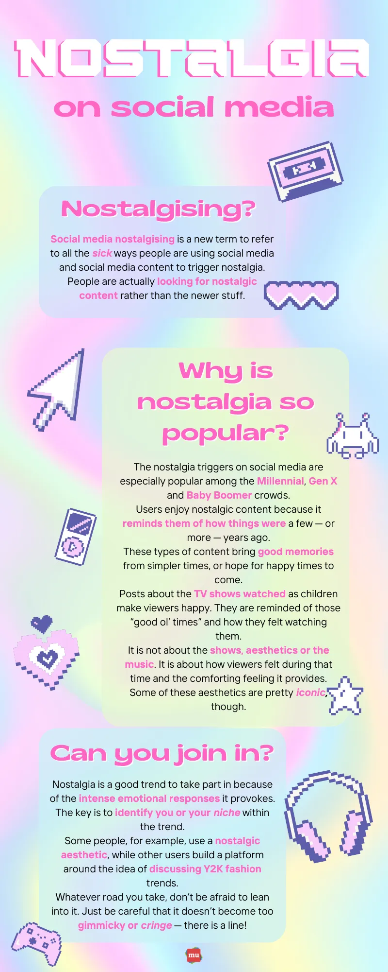 Social media nostalgia