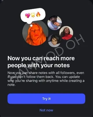 Instagram Notes expansion