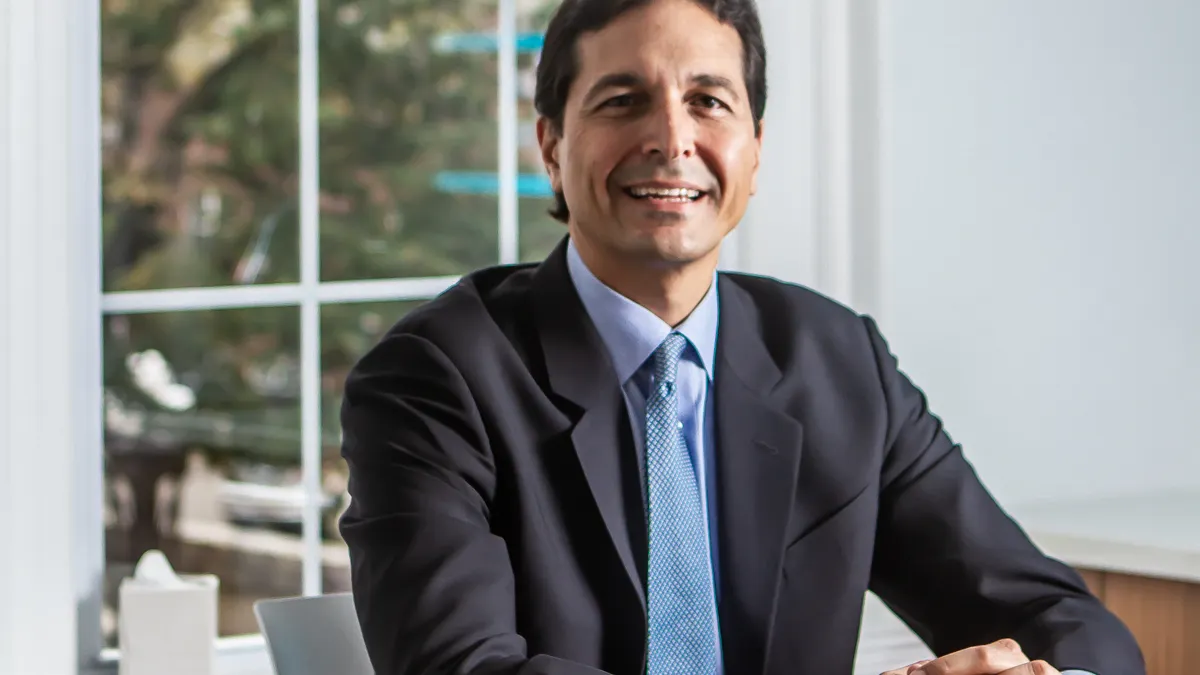 A headshot of Biohaven Pharmaceuticals CEO Vlad Coric