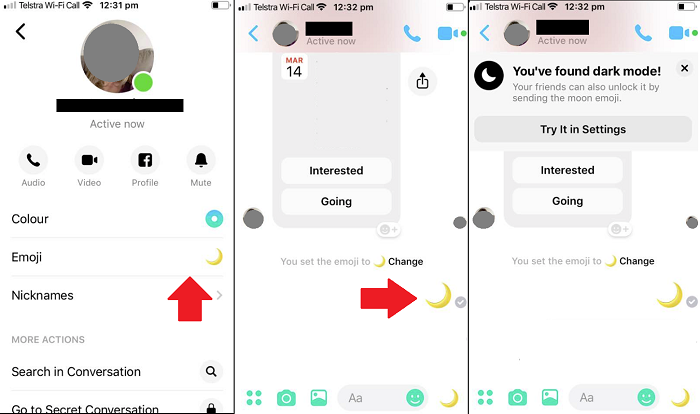 Messenger Night Mode